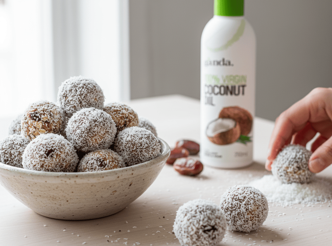 Ganda Tropical Coconut Energy Balls